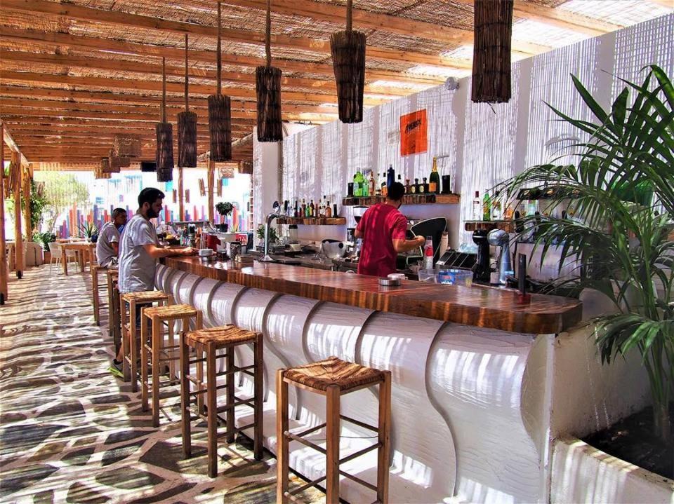 Cactus Beach Paros Logaras Buitenkant foto